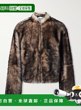 香港直邮Jil Sander 吉尔 桑达 男士 毛羊皮宽身束腰夹克 J21SW01