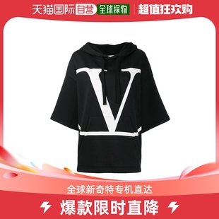 香港直邮Valentino 印花LOGO卫衣 99新未使用 SB3MF02V4TB