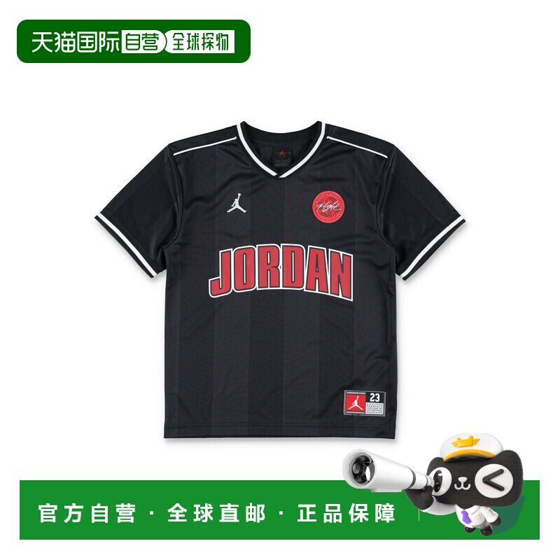 香港直邮Nike 耐克 男童 Jordan 23 for kids 黑色T恤童装 95F217