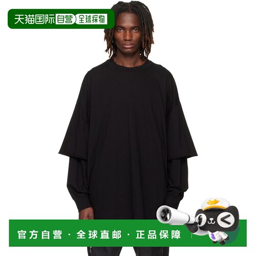 香港直邮rick owens 瑞克 欧文斯 DRKSHDW 男士 黑色 Temple Tomm