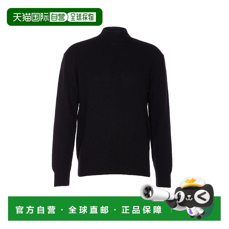 1h可退 香港直邮Lemaire 男士 高領套頭衫 TO1426LK1029 black黑