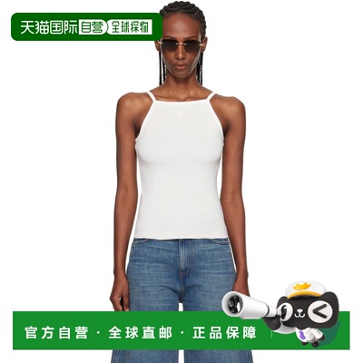 1h可退 香港直邮Courreges 女士 灰白色撞色吊带背心 126JDE149JS