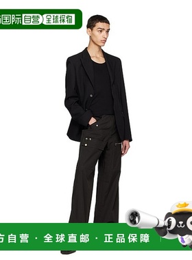 香港直邮Dion Lee 徽标休闲裤直筒裤 C2113R23