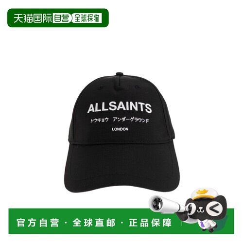 香港直邮ALL SAINTS 男士帽子 UNDRGRNDM218XBBLACK AW2026