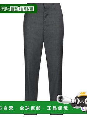 香港直邮Ami Paris 男士 休闲长裤 grey灰色 舒适时尚