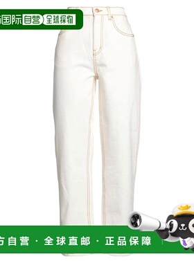香港直邮Tory Burch 托里 伯奇 女士 牛仔长裤 white白色 舒适时