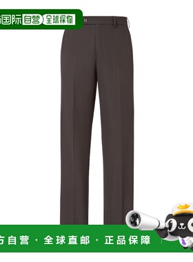 香港直邮Fendi 带侧袋的烟管裤 FB1089ASCB羊毛直筒裤