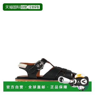 香港直邮Marni 玛尼 女士 凉鞋 black黑色 舒适时尚