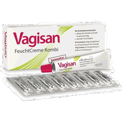 欧洲直邮德国药房 Vagisan女性阴道干涩保湿修复套装（塞入栓剂8+