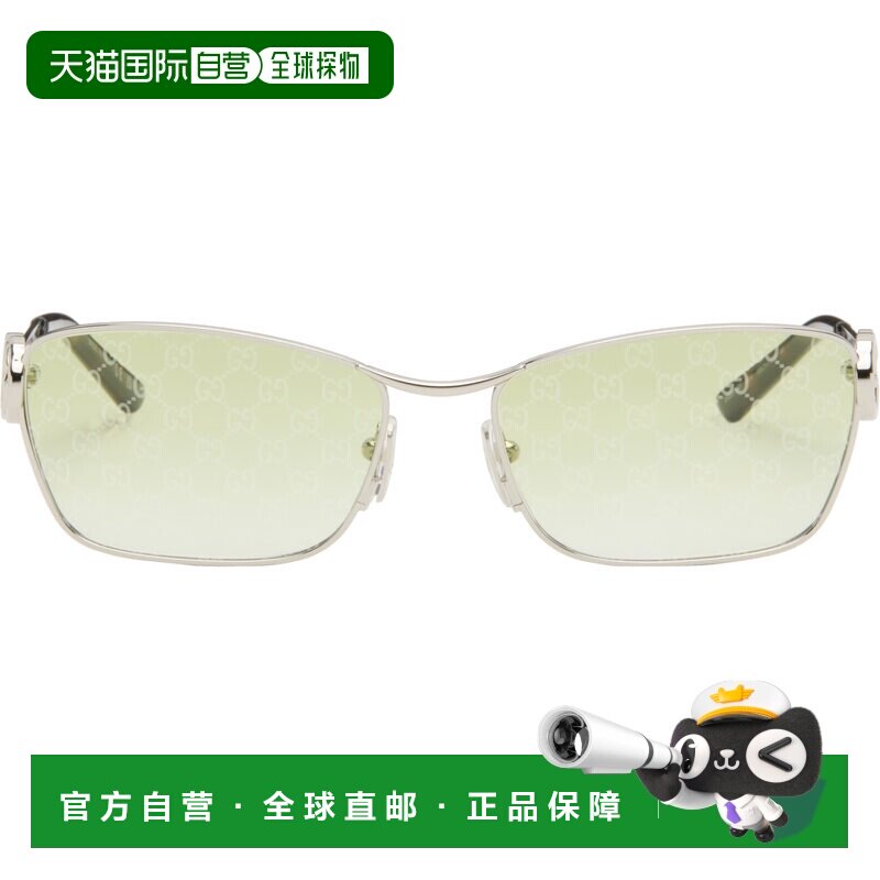 香港直邮Gucci 古驰 女士 银色太阳镜 GG2045S004SILVERSILVERGRE