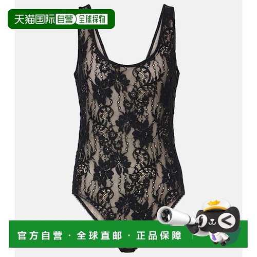 1h可退 香港直邮ZIMMERMANN 女士 蕾丝连体衣 black黑色 舒适时尚