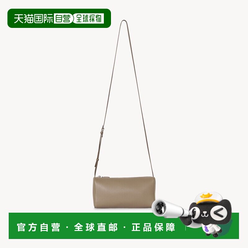 自营欧洲直邮THE ROW 90's女士灰色皮质斜挎包单肩包 - 实物图