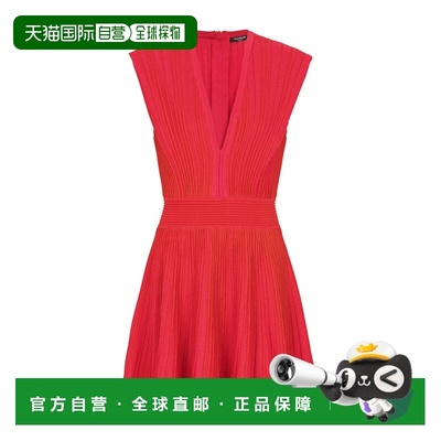 1h可退 香港直邮Balmain 无袖连衣裙 EF0R5119KI38