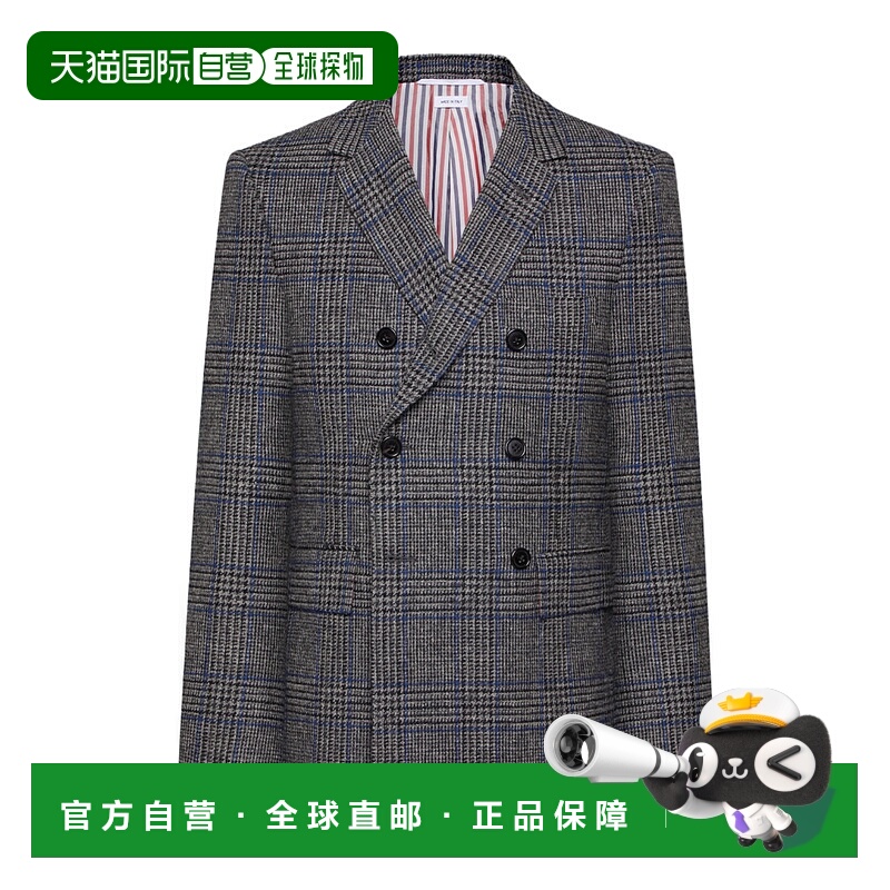 香港直邮Thom Browne 双排扣羊毛西装外套 MJC018AF0930