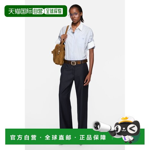 欧洲直邮ACNE STUDIOS(艾克妮) Chemise à fines rayures bouton