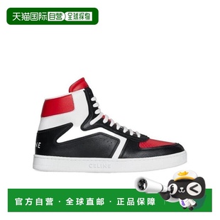 23FW 01牛皮革高帮运动鞋 Men TRAINER 香港直邮CELINE