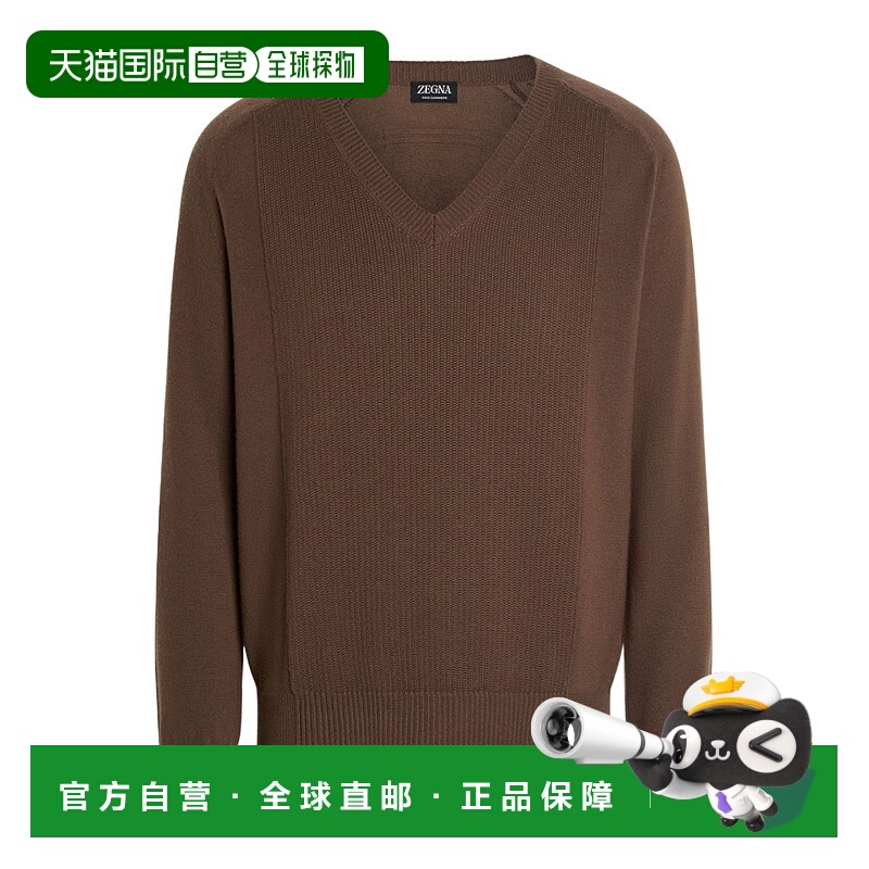香港直邮Zegna 针织V领毛衣 UGK68A2400杰尼亚