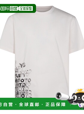 香港直邮Y-3 女士 白色棉质T恤 KR2224 white白色 舒适时尚