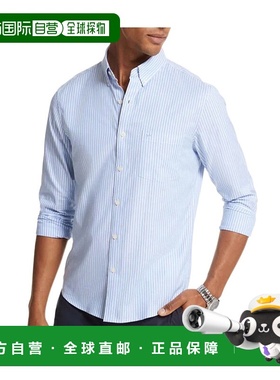 香港直邮Michael Kors 竖条纹长袖衬衫 CF34052A0S783CREWBLUE