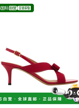 香港直邮Salvatore Ferragamo Rima Vara蝴蝶结高跟凉鞋 01L275