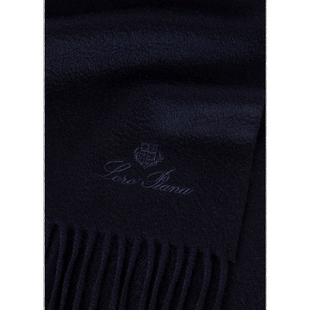 1h可退 香港直邮Loro Piana 羊绒流苏围巾 FAO3774时尚休闲 高级