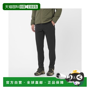 自营Salomon萨洛蒙 WAYFARER系列男士深黑色聚酰胺裤子新卫裤