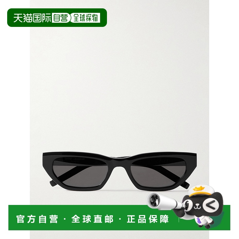 香港直邮Saint Laurent 圣罗兰 女士 猫眼醋纤太阳眼镜 SLM126001