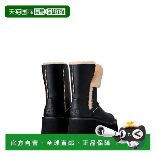 1h可退 香港直邮UGG 女士靴子 1172590BLK SS2026 黑色 Esmee 皮