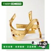 香港直邮Saint Cassandre Laurent 女士 镀金手镯 圣罗兰 1h可退