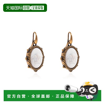 香港直邮VERSACE 男士耳饰 10244681A006364JSP0 CO 银色 Brass e