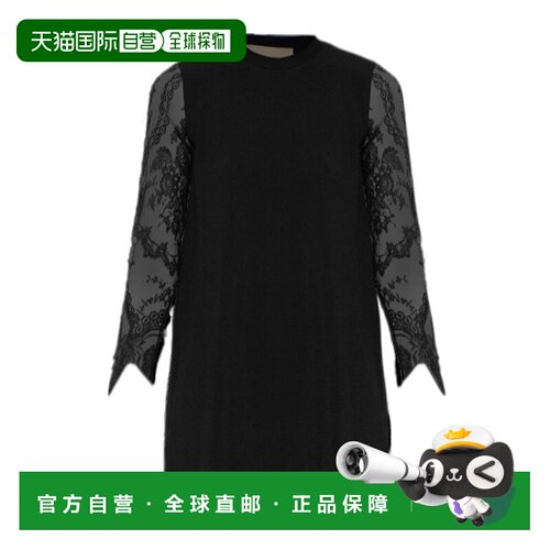 Valentino 圆领长袖连衣裙 9B3KD15WAC3 0