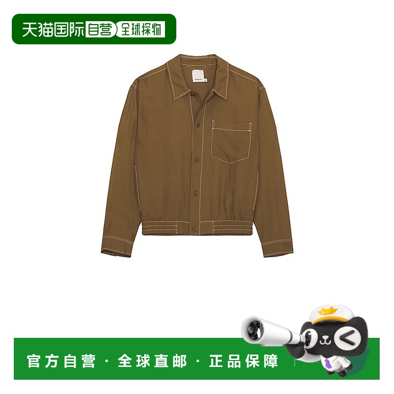 1h可退 香港直邮Simkhai 男士 Keith 宽身束腰衬衫式夹克 1256049