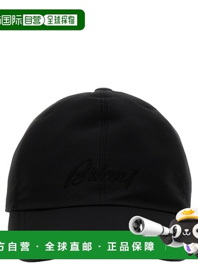 1h可退 香港直邮Brioni 布里奥尼 男士 海军蓝刺绣棒球帽 O41P0LP