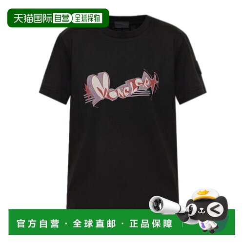 1h可退 香港直邮Moncler/盟可睐 女士 圆领短袖T恤 26FW