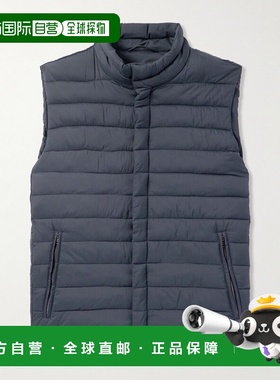 香港直邮Herno 男士 高领马甲 PC001ULE12456Z blue蓝色 舒适时尚