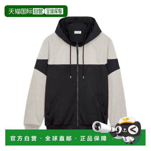 香港直邮Saint Laurent 连帽卫衣 754100Y37IT拉链【付后1h可退】
