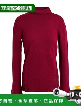 香港直邮Etro 艾特罗 女士 高领上衣 Red 红色羊绒舒适时尚