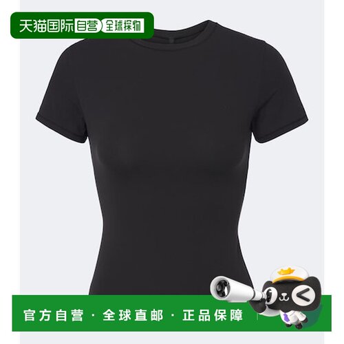 香港直邮SKIMS 女士 Fits Everybody T恤 black黑色 舒适时尚