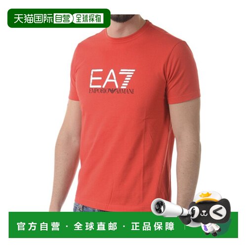 香港直邮EA7 Emporio Armani 印花短袖T恤 6YPT56【付后1h可退】