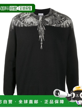 香港直邮Marcelo Burlon 翅膀印花卫衣 CMBA009E20FLE002