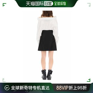 99新未使用 香港直邮Prada 普拉达 P3E87 女士 拼接吊带连衣裙