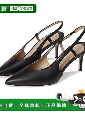 1h可退 香港直邮Lauren Ralph Lauren 女士 Khloe 皮质露跟浅口鞋