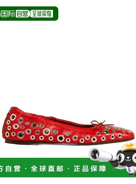 香港直邮Golden Goose Deluxe Brand 铆钉芭蕾舞鞋 GWF00867.F006