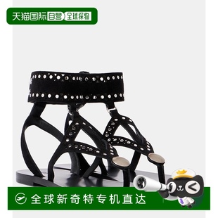 女士 伊莎贝尔 玛兰 铆钉皮 Edil 香港直邮Isabel 1h可退 Marant