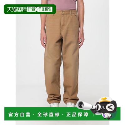 1h可退 香港直邮CARHARTT WIP 男士休闲裤 I034798HZ4O SS2026 棕