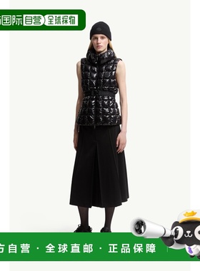 欧洲直邮MONCLER (2025) Emilion 方形绗缝无袖羽绒服