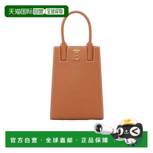 香港直邮Burberry 徽标手提包 80627021斜挎包单【付后1h可退】