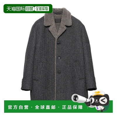香港直邮Prada 长袖大衣 SGC88017YTSOOO羊毛普拉达