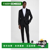 香港直邮BOSS 西装 波士 1h可退 男士 修身 black黑色 舒适时