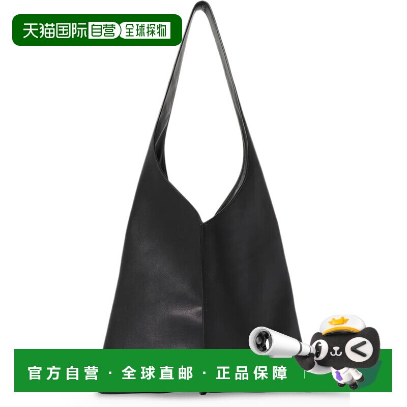 自营欧洲直邮THE ROW Bindle女士黑色小牛皮手提包图片